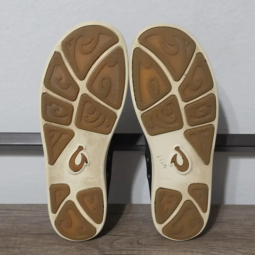OluKai Nohea Moku Men's Casual Comfort Slip-On Shoes Sneakers Size 9 Blue